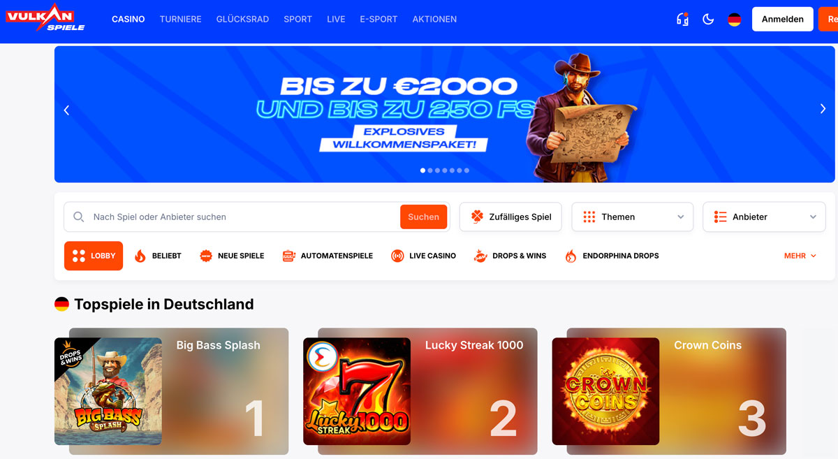 VulkanSpiele Deutschland